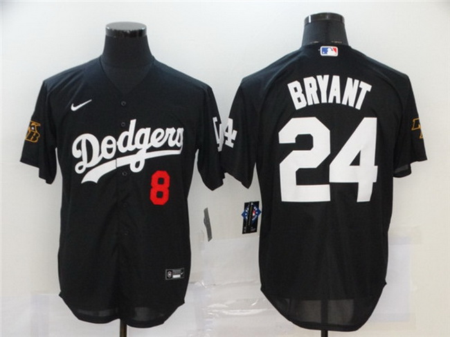 Dodgers 24 Kobe Bryant Black 2020 Nike KB Cool Base Jersey