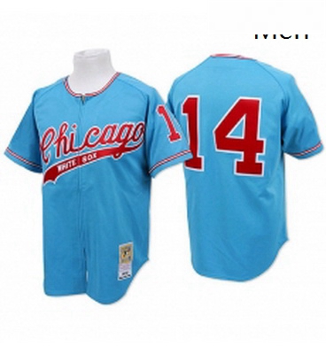 Mens Mitchell and Ness Chicago White Sox 14 Bill Melton Replica 