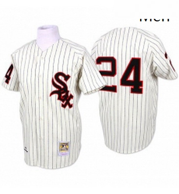 Mens Mitchell and Ness Chicago White Sox 24 Early Wynn Replica White Throwback MLB Jersey