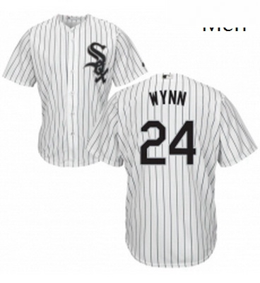 Mens Majestic Chicago White Sox 24 Early Wynn Replica White Home Cool Base MLB Jersey