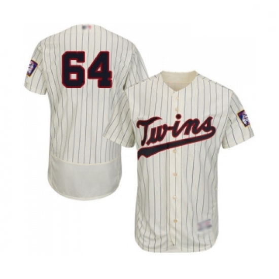 Mens Minnesota Twins 64 Willians Astudillo Cream Alternate Flex Base Authentic Collection Baseball J