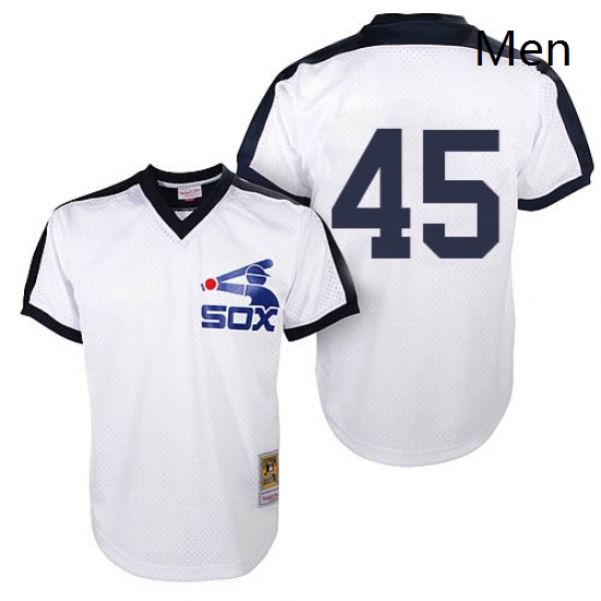 Mens Mitchell and Ness Chicago White Sox 45 Michael Jordan Authe
