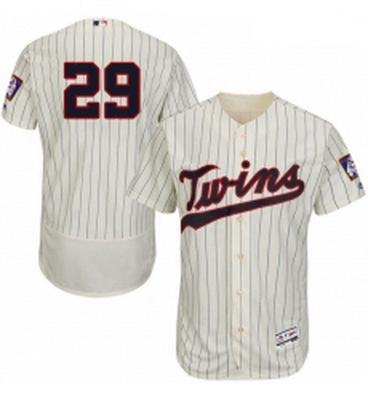 Mens Majestic Minnesota Twins 29 Rod Carew Authentic Cream Alternate Flex Base Authentic Collection 