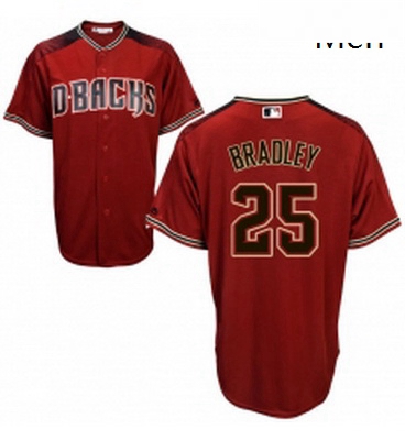 Mens Majestic Arizona Diamondbacks 25 Archie Bradley Authentic R