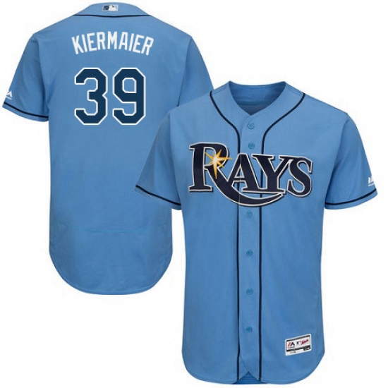 Mens Majestic Tampa Bay Rays 39 Kevin Kiermaier Alternate Columbia Flexbase Authentic Collection MLB