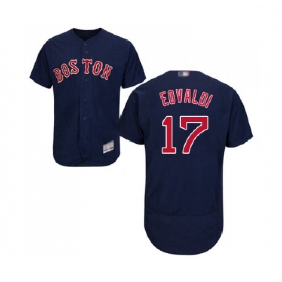 Mens Boston Red Sox 17 Nathan Eovaldi Navy Blue Alternate Flex Base Authentic Collection Baseball Je