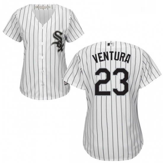 Womens Majestic Chicago White Sox 23 Robin Ventura Authentic White Home Cool Base MLB Jersey