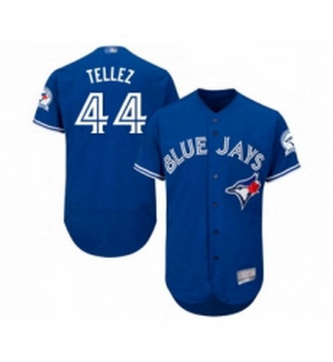 Mens Toronto Blue Jays 44 Rowdy Tellez Royal Blue Alternate Flex Base Authentic Collection Baseball 