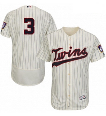 Mens Majestic Minnesota Twins 3 Harmon Killebrew Authentic Cream Alternate Flex Base Authentic Colle