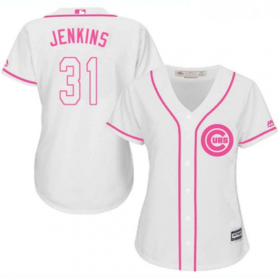 Womens Majestic Chicago Cubs 31 Fergie Jenkins Authentic White F