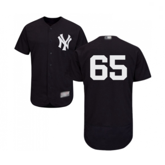 Mens New York Yankees 65 James Paxton Navy Blue Alternate Flex Base Authentic Collection Baseball Je