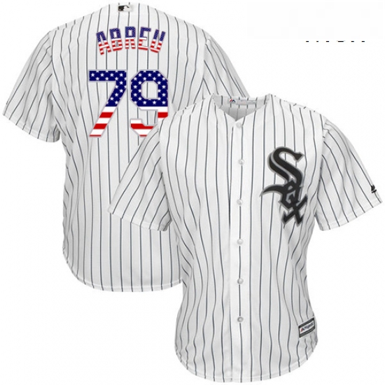 Mens Majestic Chicago White Sox 79 Jose Abreu Authentic White US