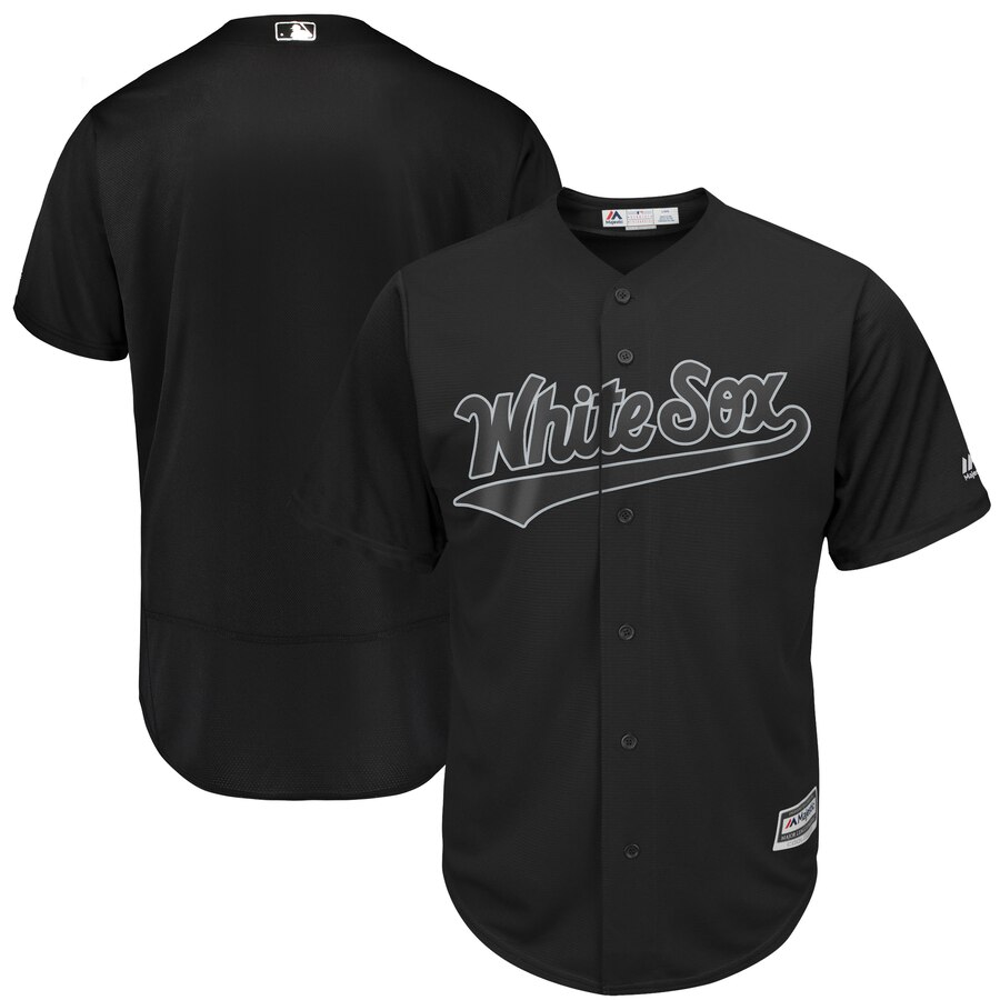 White Sox Blank Black 2019 Players Weekend Authentic Player Jers