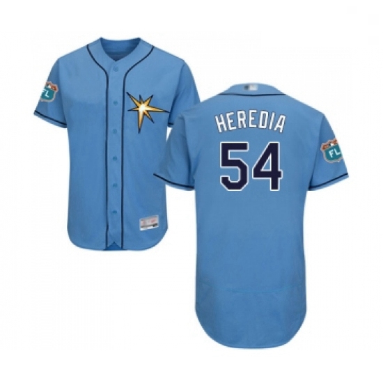 Mens Tampa Bay Rays 54 Guillermo Heredia Columbia Alternate Flex