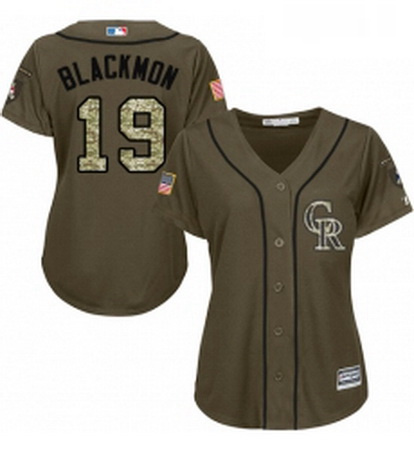 Womens Majestic Colorado Rockies 19 Charlie Blackmon Authentic G