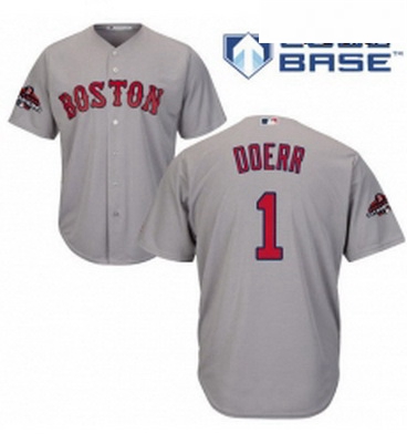 Youth Majestic Boston Red Sox 1 Bobby Doerr Authentic Grey Road 