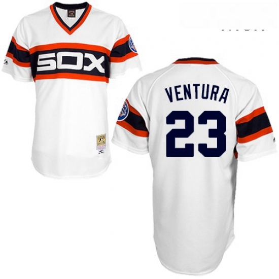 Mens Mitchell and Ness 1983 Chicago White Sox 23 Robin Ventura A
