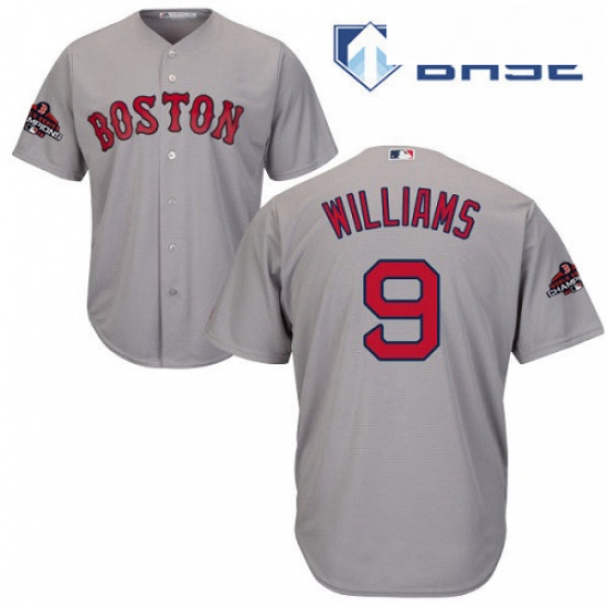 Youth Majestic Boston Red Sox 9 Ted Williams Authentic Grey Road