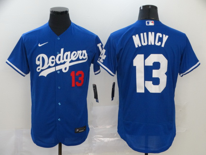 Dodgers 13 Max Muncy Royal 2020 Nike Flexbase Jersey