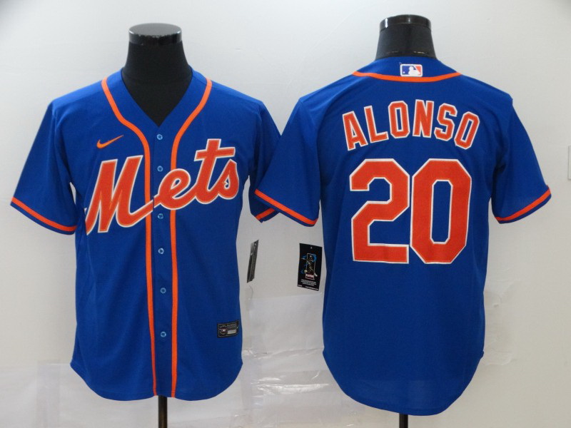 Mets 20 Pete Alonso Royal 2020 Nike Flexbase Jersey