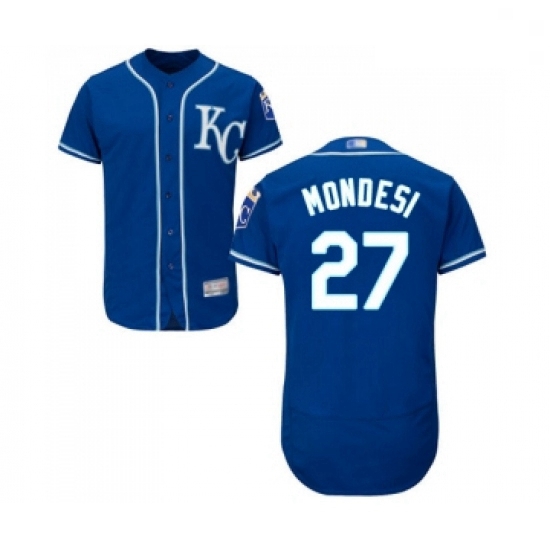 Mens Kansas City Royals 27 Adalberto Mondesi Royal Blue Alternate Flex Base Authentic Collection Bas