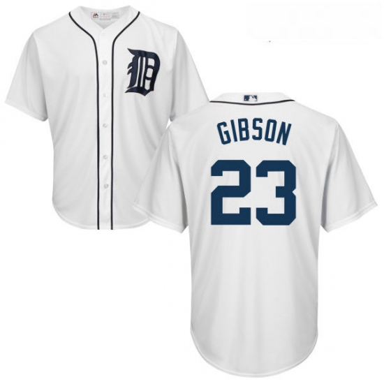 Youth Majestic Detroit Tigers 23 Kirk Gibson Replica White Home 