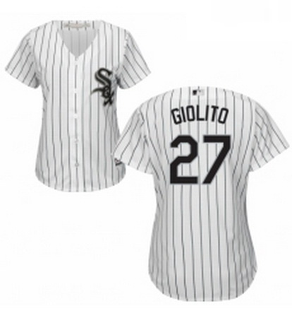 Womens Majestic Chicago White Sox 27 Lucas Giolito Replica White Home Cool Base MLB Jersey