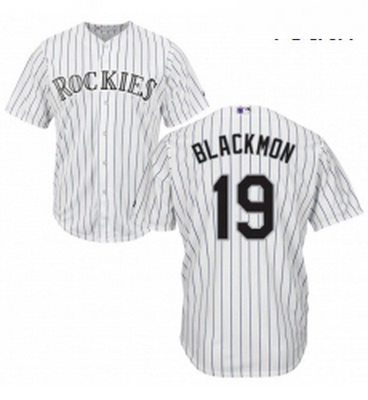 Youth Majestic Colorado Rockies 19 Charlie Blackmon Authentic White Home Cool Base MLB Jersey