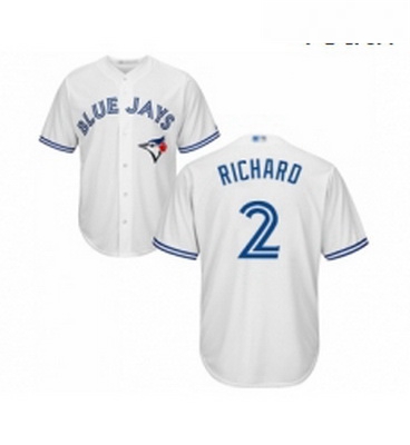 Youth Toronto Blue Jays 2 Clayton Richard Replica White Home Baseball Jersey