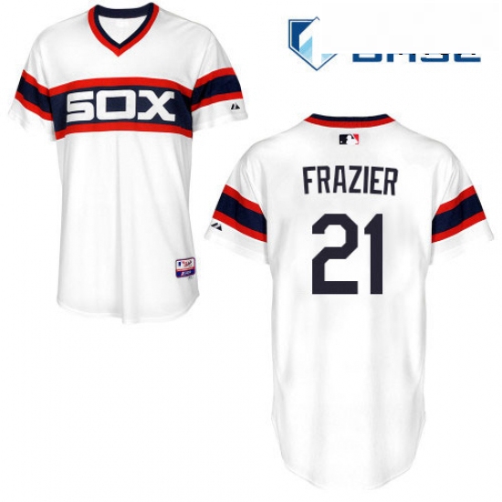 Mens Majestic Chicago White Sox 53 Welington Castillo Replica White 2013 Alternate Home Cool Base ML