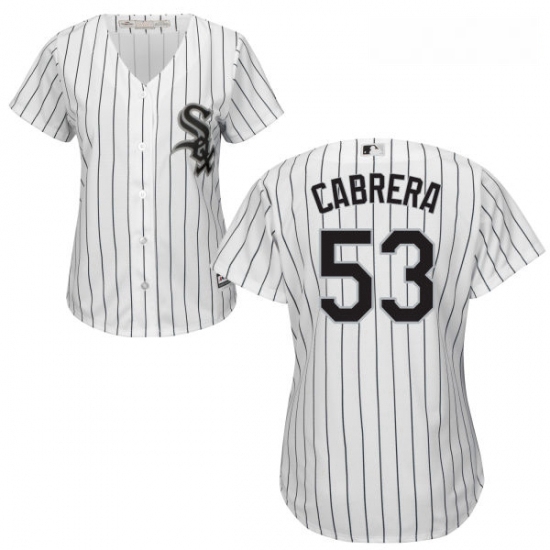 Womens Majestic Chicago White Sox 53 Welington Castillo Replica White Home Cool Base MLB Jersey