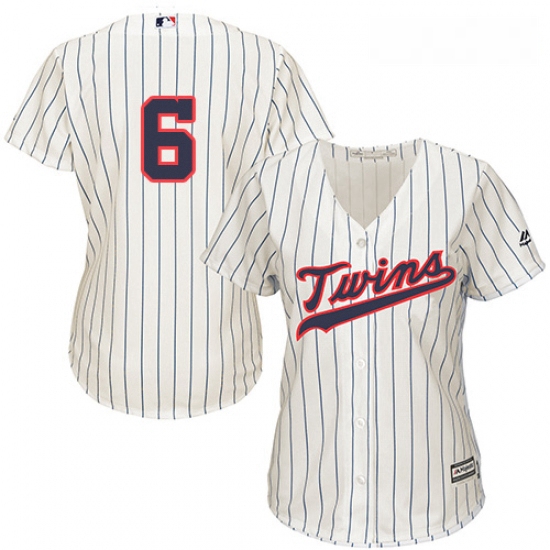 Womens Majestic Minnesota Twins 6 Tony Oliva Authentic Cream Alternate Cool Base MLB Jersey