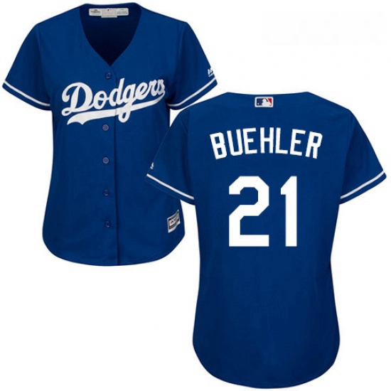 Womens Majestic Los Angeles Dodgers 21 Walker Buehler Authentic 