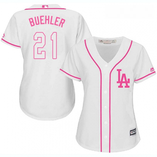 Womens Majestic Los Angeles Dodgers 21 Walker Buehler Authentic 