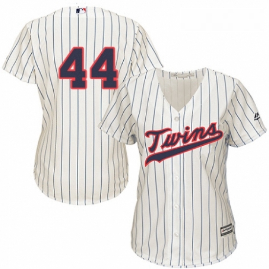 Womens Majestic Minnesota Twins 44 Kyle Gibson Authentic Cream Alternate Cool Base MLB Jersey