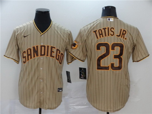 Padres 23 Fernando Tatis Jr Brown Nike 2020 Flexbase Jersey