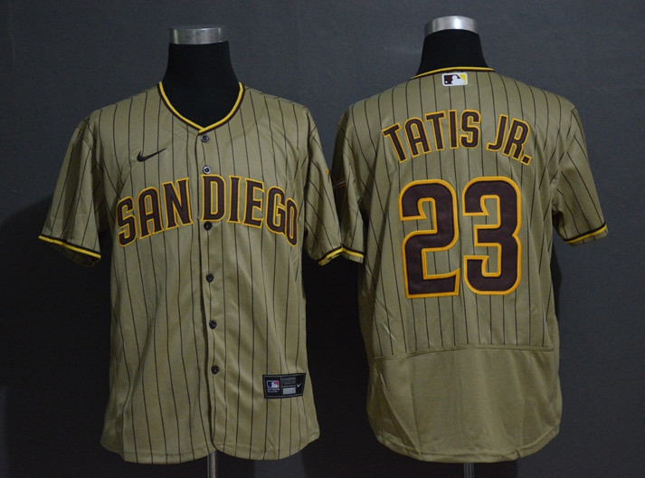 Padres 23 Fernando Tatis Jr Brown Nike 2020 Flexbase Jersey (1)