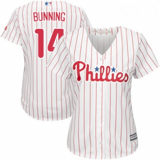 Womens Majestic Philadelphia Phillies 14 Jim Bunning Authentic W