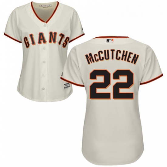 Womens Majestic San Francisco Giants 22 Andrew McCutchen Replica