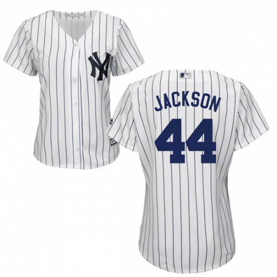 Womens Majestic New York Yankees 44 Reggie Jackson Authentic Whi