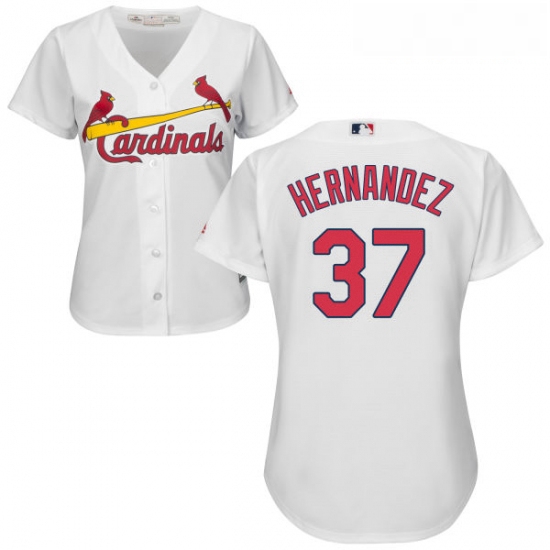 Womens Majestic St Louis Cardinals 37 Keith Hernandez Authentic 