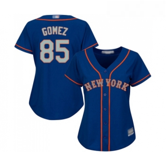 Womens New York Mets 85 Carlos Gomez Authentic Royal Blue Altern