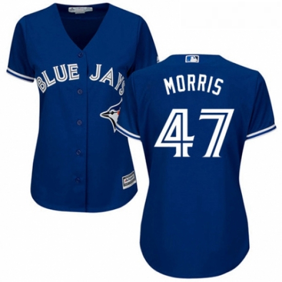 Womens Majestic Toronto Blue Jays 47 Jack Morris Authentic Blue Alternate MLB Jersey