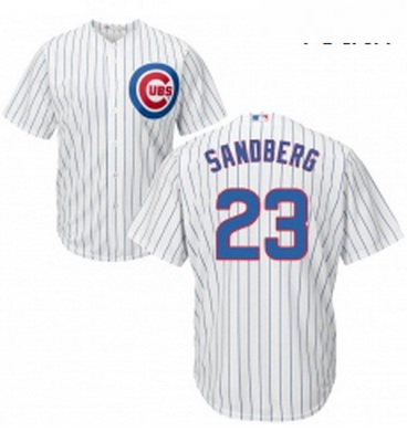 Youth Majestic Chicago Cubs 23 Ryne Sandberg Authentic White Hom
