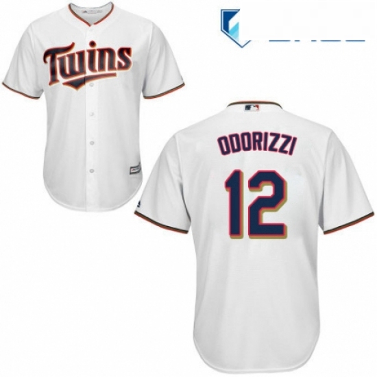 Youth Majestic Minnesota Twins 12 Jake Odorizzi Authentic White Home Cool Base MLB Jersey