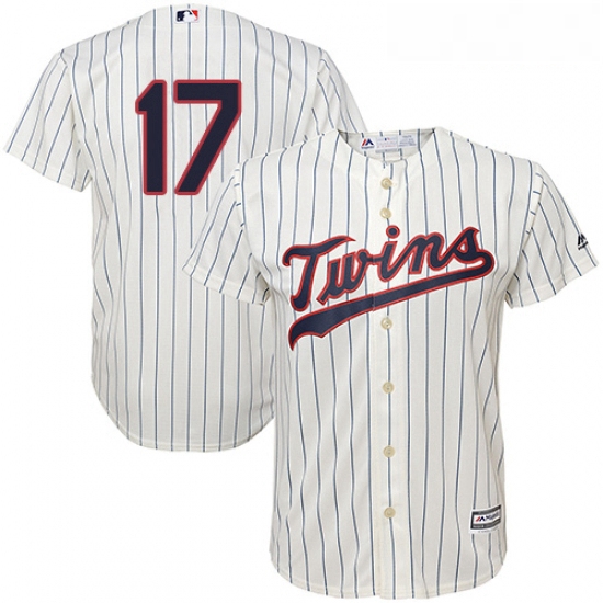 Youth Majestic Minnesota Twins 17 Jose Berrios Authentic Cream Alternate Cool Base MLB Jersey