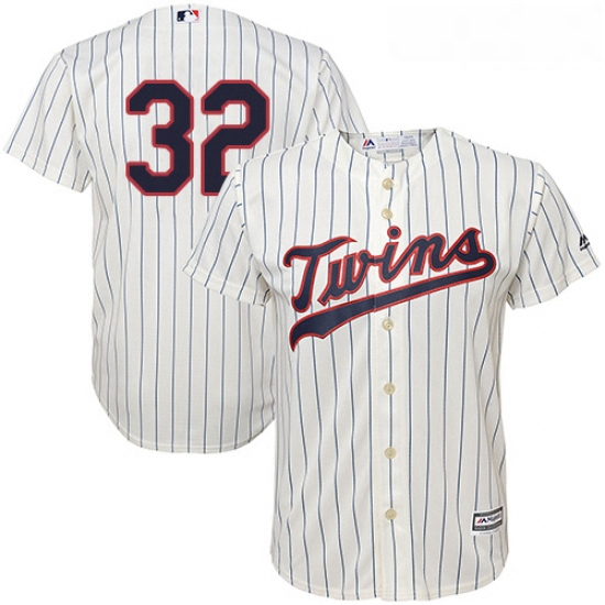 Youth Majestic Minnesota Twins 32 Zach Duke Authentic Cream Alternate Cool Base MLB Jersey