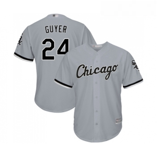 Youth Chicago White Sox 24 Brandon Guyer Replica Grey Road Cool 