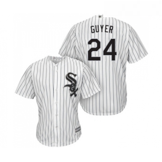 Youth Chicago White Sox 24 Brandon Guyer Replica White Home Cool