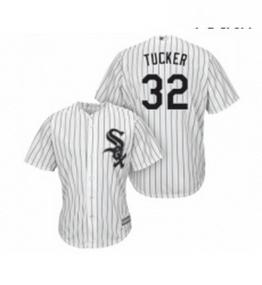 Youth Chicago White Sox 32 Preston Tucker Replica White Home Cool Base Baseball Jersey